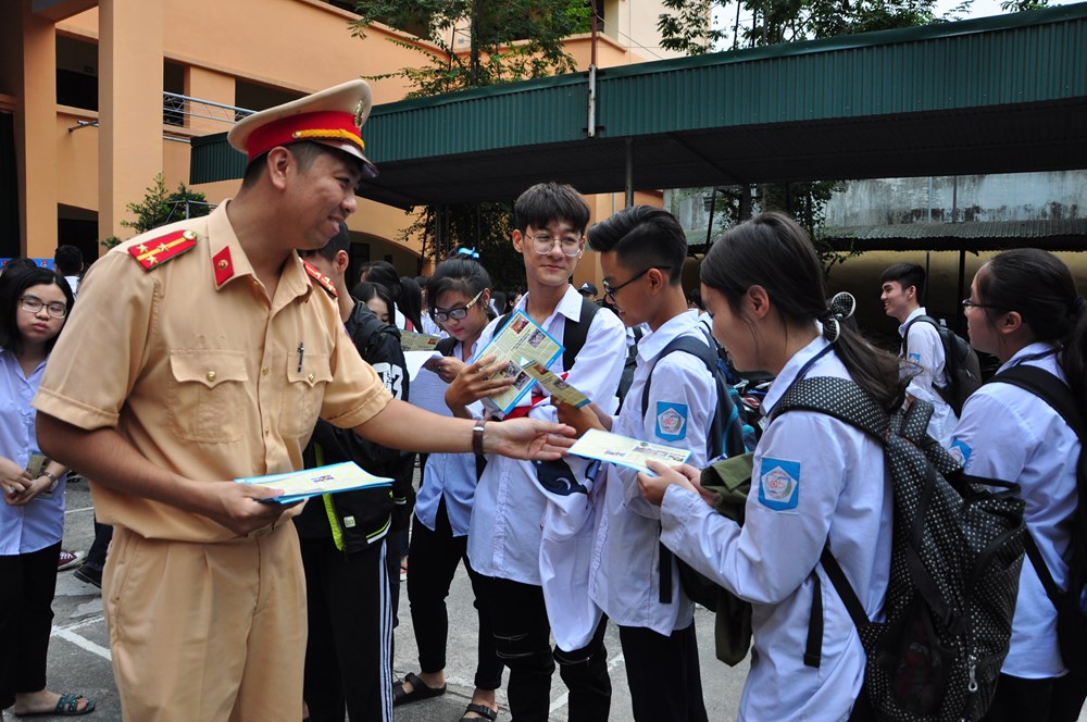 Đảm bảo giao thông ngày khai giảng năm học mới 2022-2023